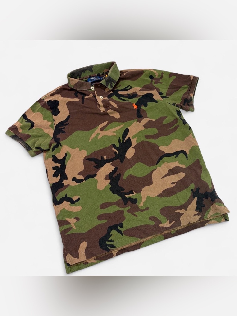 Polo Ralph Lauren Camo Custom Slim Fit Polo Shirt Men’s M